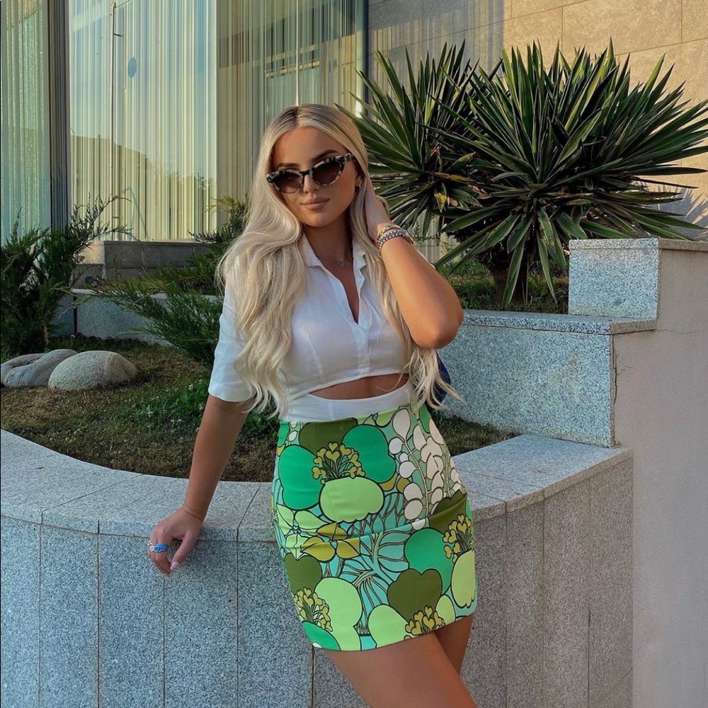 Zara Ecru Linen Blend Cut Out Bodysuit - Picture 7 of 16